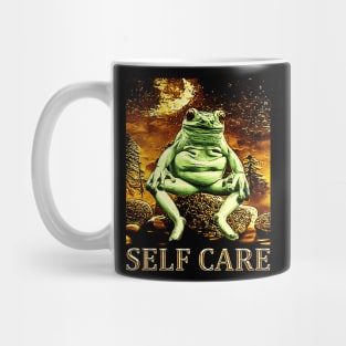 Self Care Frog Mug